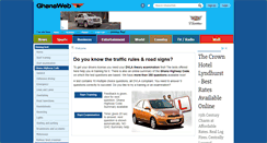 Desktop Screenshot of drivingtest.ghanaweb.com