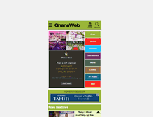Tablet Screenshot of ghanaweb.com